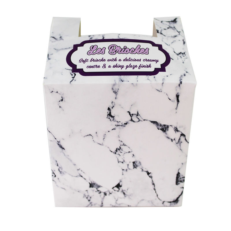 Foodgrade Custom Cake Boxes With Window Printed Biodegradable