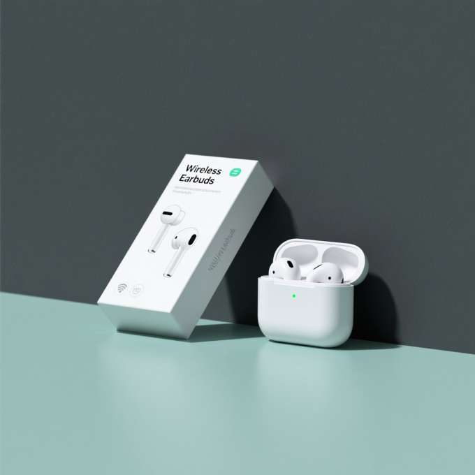 Custom Recycled Cardboard Wireless Headphone Packaging Box 3x3x3cm 7