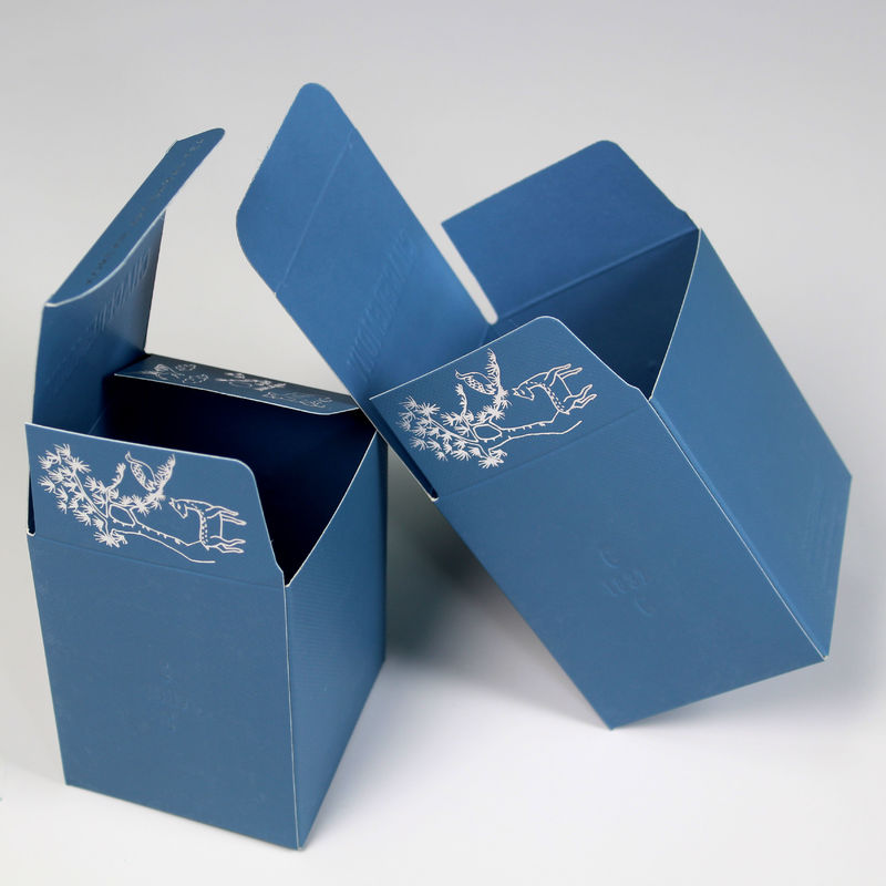 Unique Blue Beauty Product Box For luxury skincare packaging near me