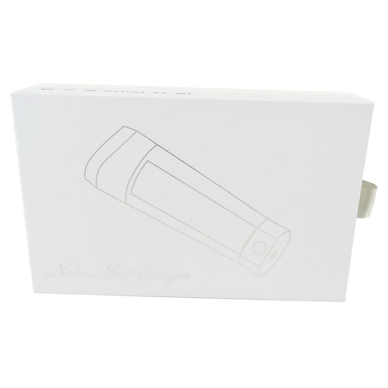 Glossy Cardboard Perfume Case Box Sliding With Metallic Silver Printing