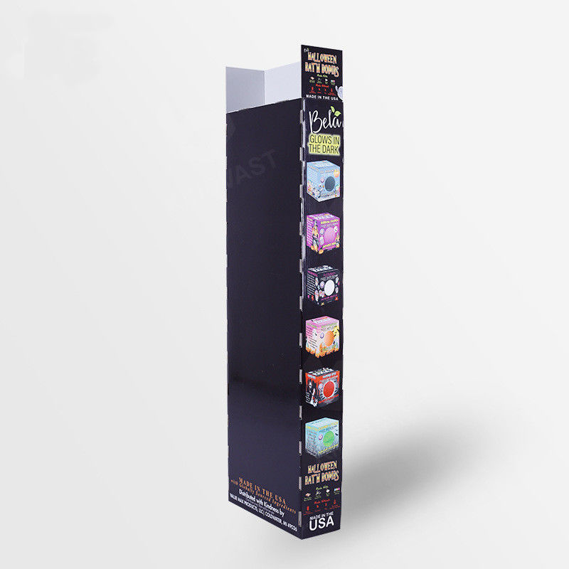 3 Sided Retail Cardboard Retail Display Stands Pop Up Book Leaflet Display Holders