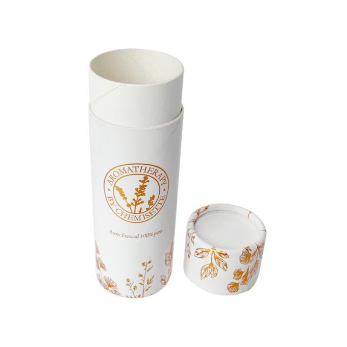 Custom Printed Cardboard Round Box  Paper Lip Balm Tubes 0