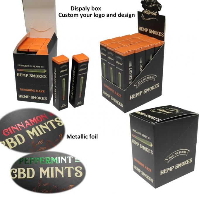 Custom Small Retail Foldable Cardboard Display Boxes With Custom Size 0