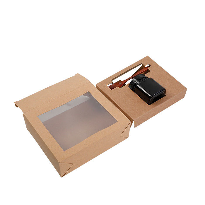 Cardboard Honey Window Packaging Box Rectangle Square