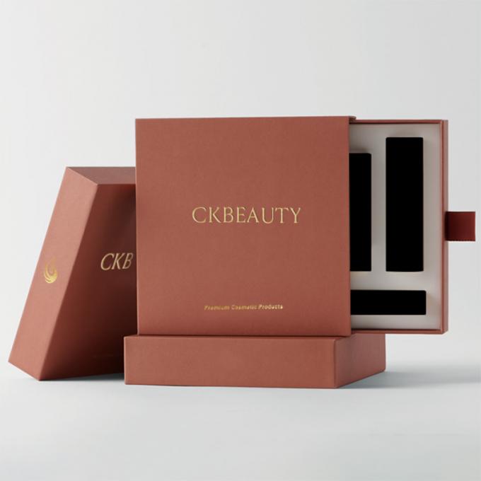 Custom Sliding Drawer Gift Boxes Perfume Cosmetic Gift Packaging Box 2