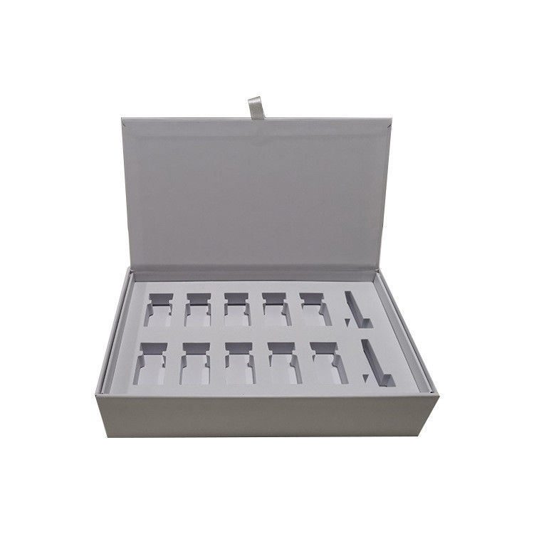 Custom 10 Pack Large White Skincare Packaging Gift Box For Repairing Serum