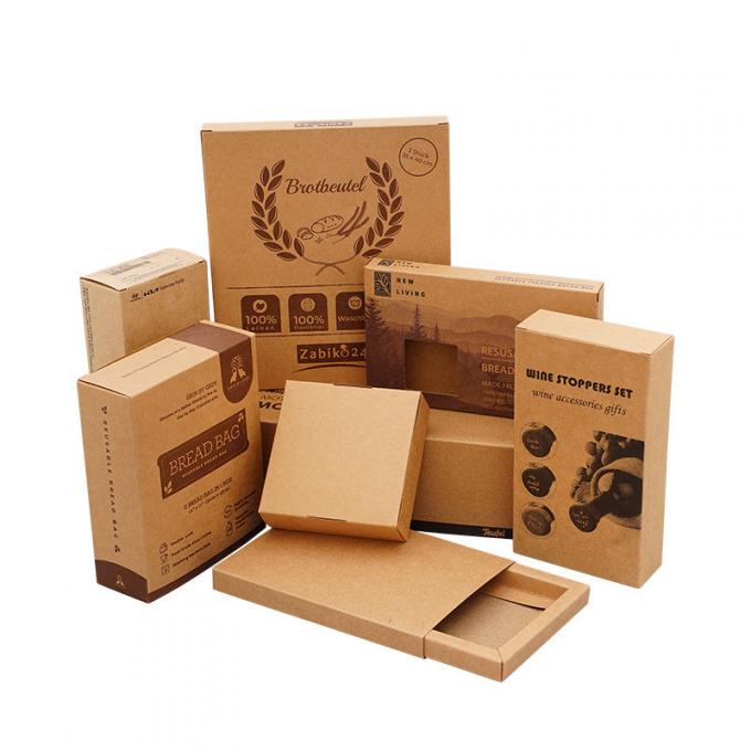 Eco Friendly Honey Window Packaging Box With Transparent Plastic Sleeves Windows 2