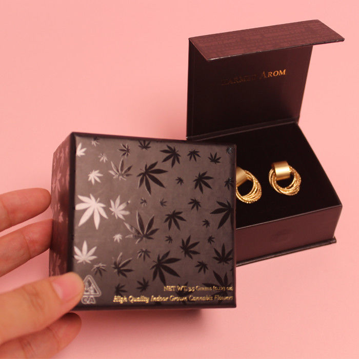 Standing Jewelry Velet Box For hoop earring packaging and creative jewelry packaging