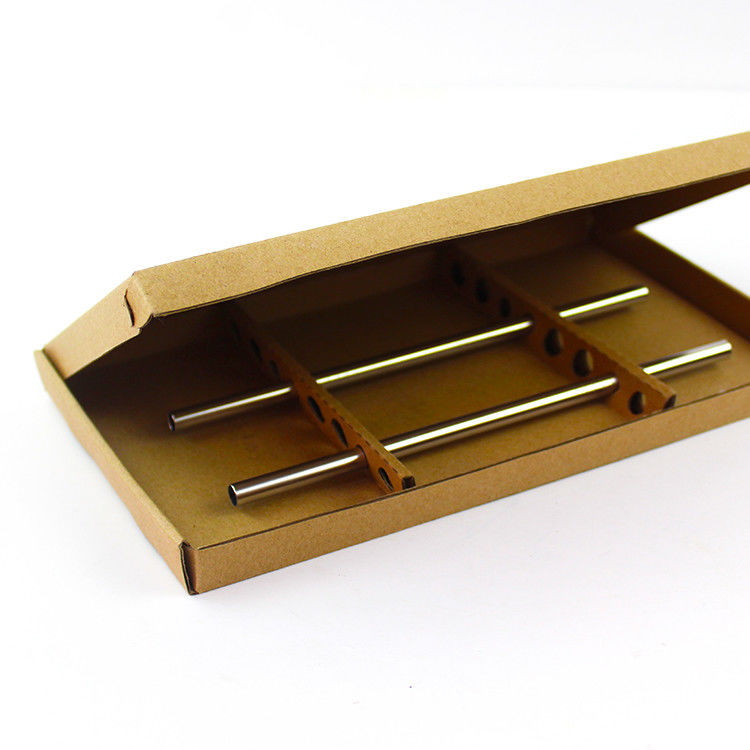 Eco Friendly Kraft Corrugated Mailer Boxes For Straws Shipping