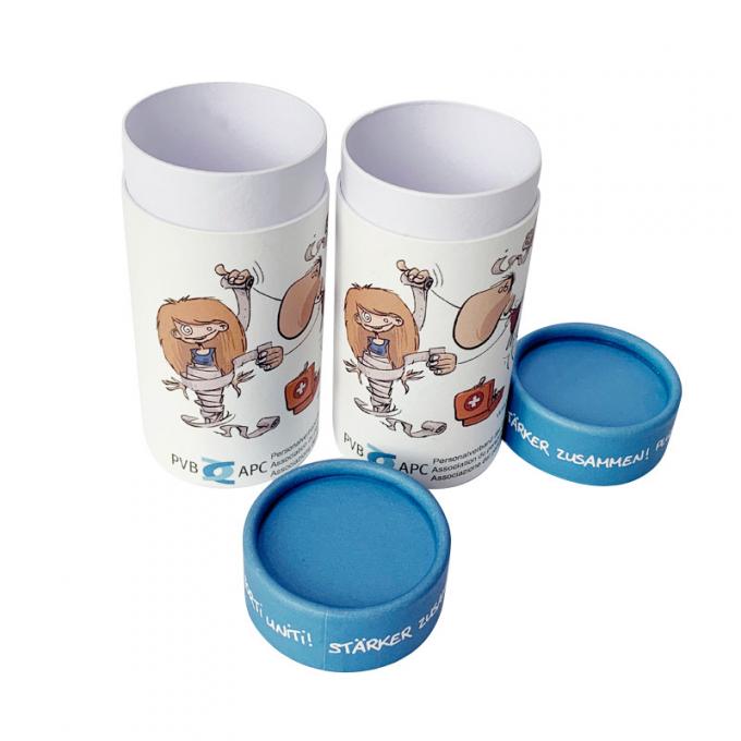 Retailing Paper Kids Towel Cardboard Tube Box Custom Printing 1