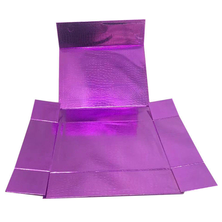 Cardboard Luxury Big Cosmetic Packaging Box Folding Gold Black Rose Gold