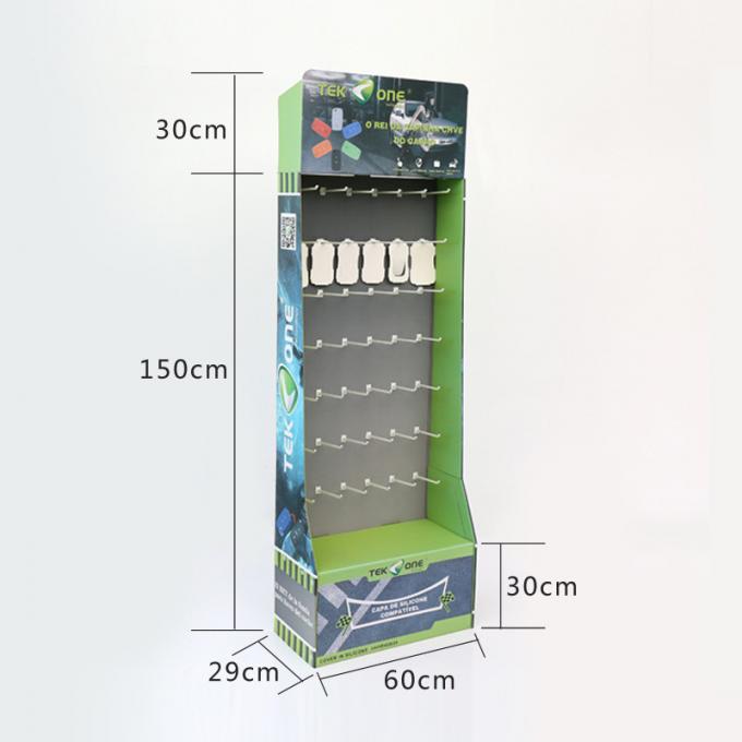 Promotion Retail Pop Up Shop Display Carton Stands With Hooks 0