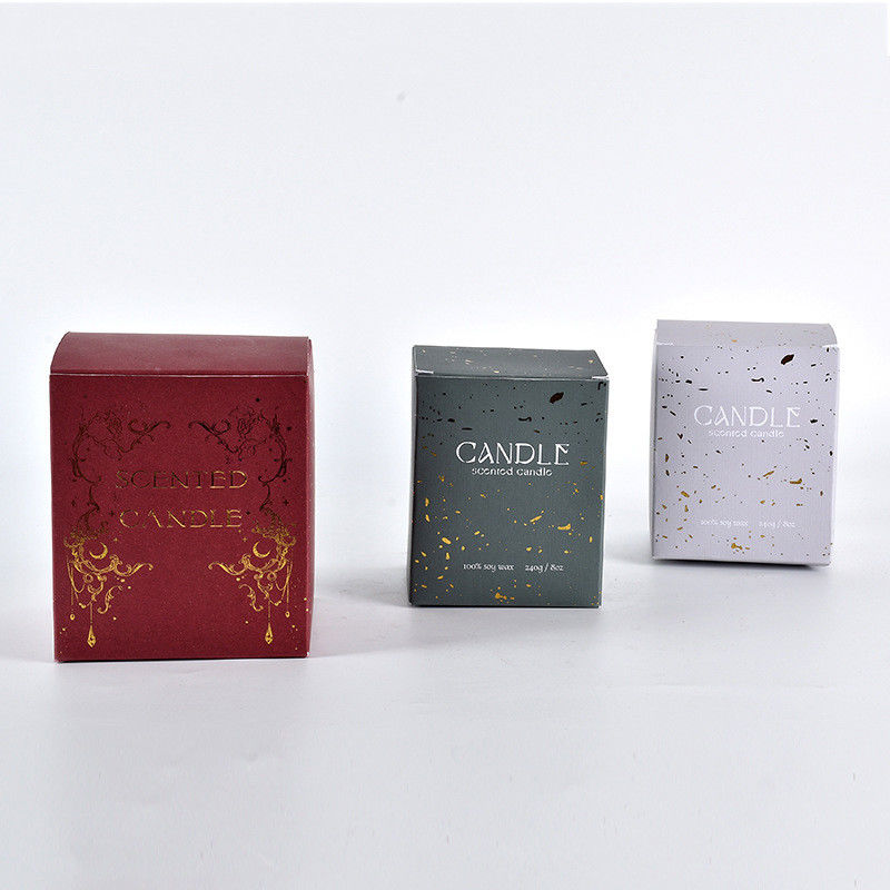 Personalized Cardboard Gift Packaging Carton For Fragrance Candle