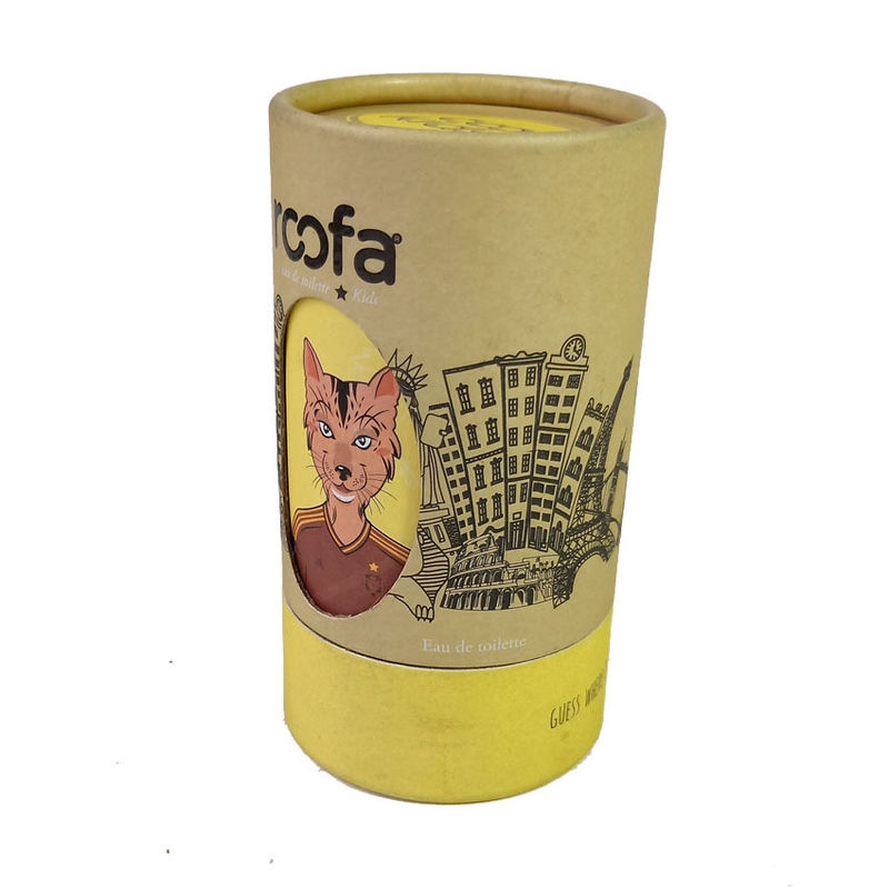 Crayon Gift Cardboard Round Box With Lids Window