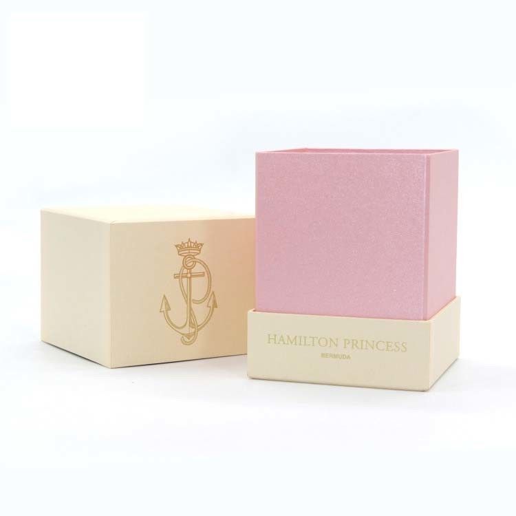 Scented Cardboard Rigid Candle Box Gift Packaging Recyled