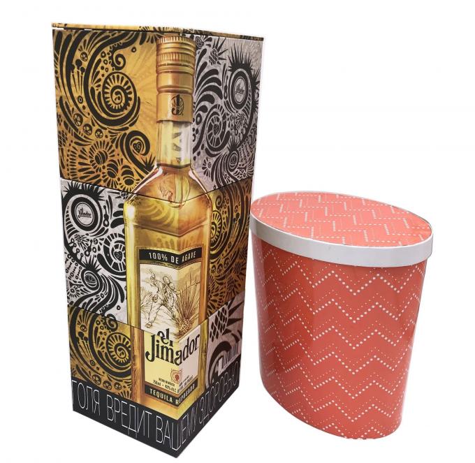 Custom Cardboard Round Box Oval Tube Containers Packing For Wine Storage 0