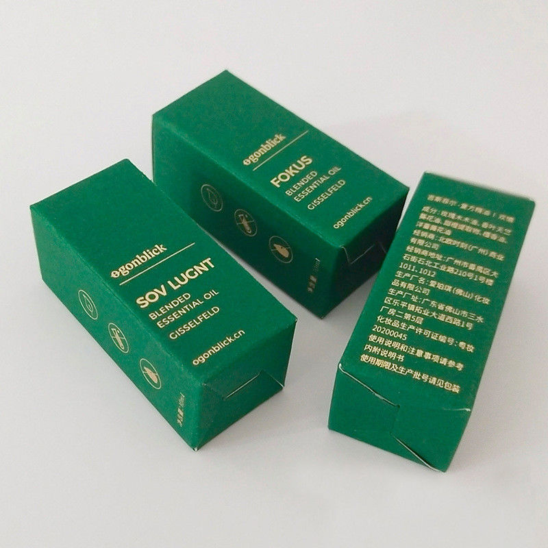 Eco-Friendly Makeup Packaging Box Of Essential Oil Bottle With Custom Design