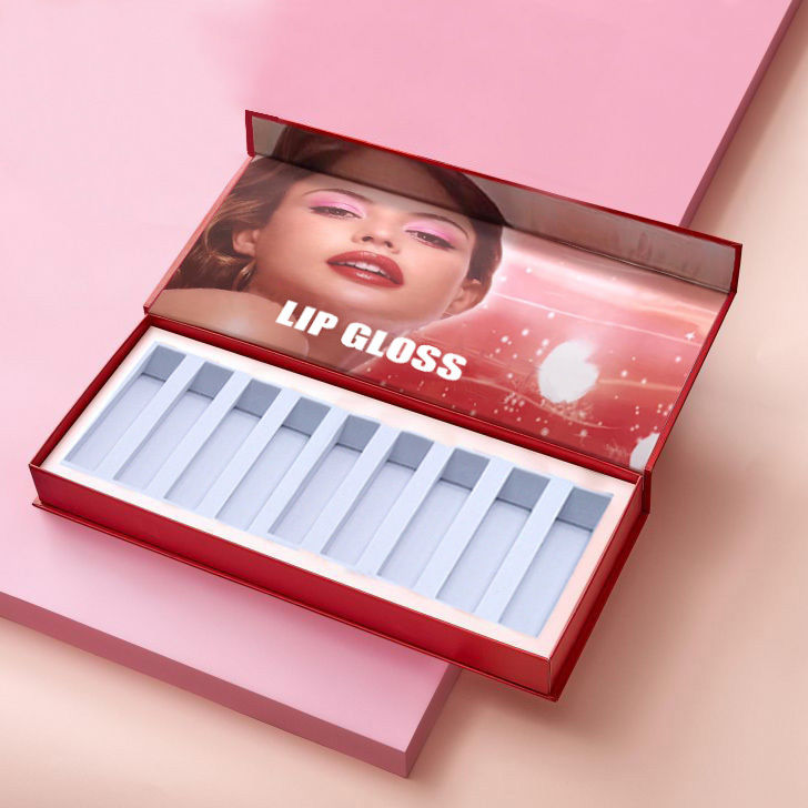 Custom Printed Lip Gloss Packaging Wholesale , Eco Friendly Lip Gloss Boxes With Logo