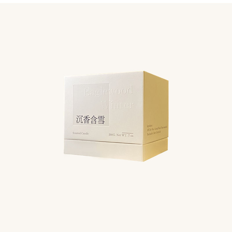 Cardboard Rigid Retail Gift Box For Candle With Custom Logo