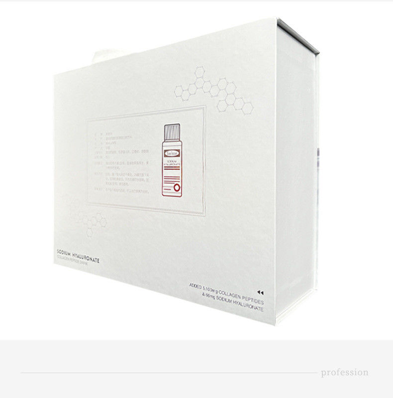 White Gift Box Custom Color Printing Rigid For Essential Oil 3 Packs Packaging