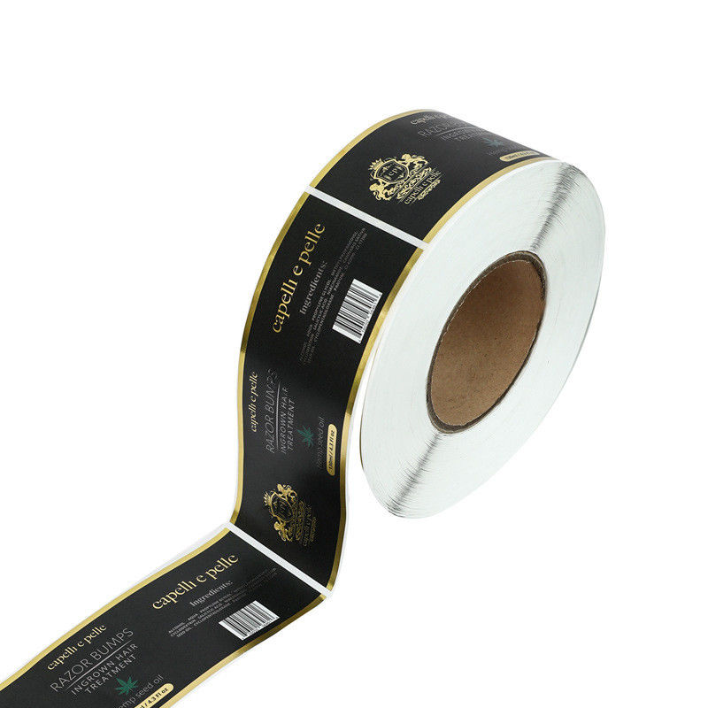 Self Adhesive Bottle Custom Label Stickers Color Printed For Honey Jar