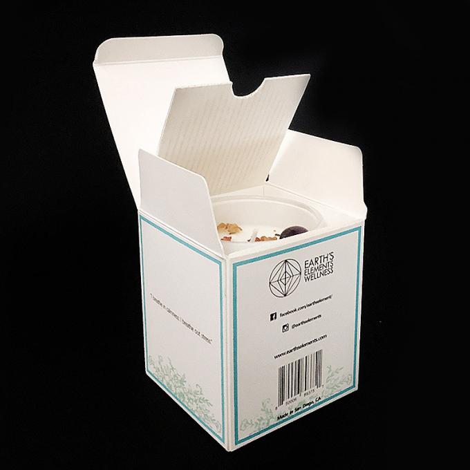 Custom Box Packaging For Wax Melts Candle With Cardboard Inserts 0