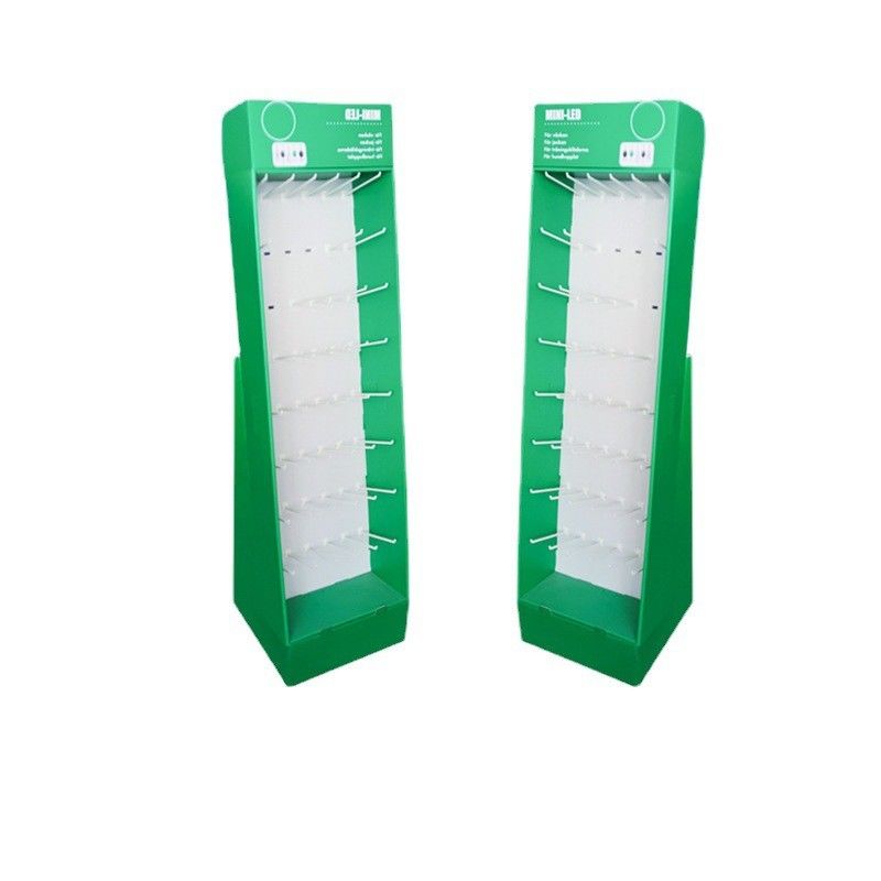 Promotion Retail Pop Up Shop Display Carton Stands With Hooks