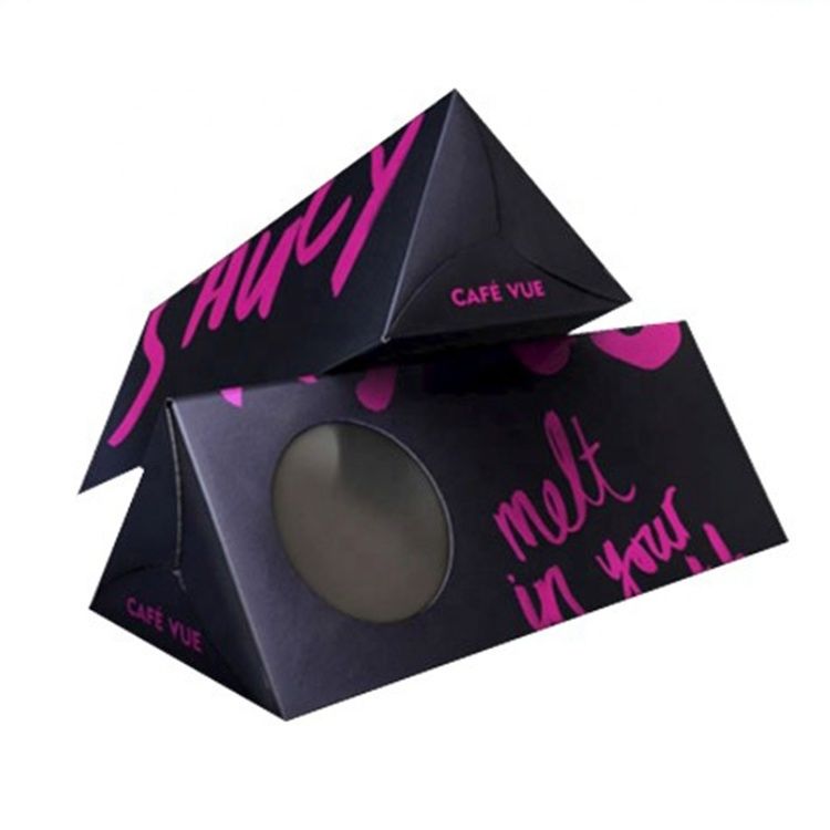 Custom Printed Cardboard Gift Boxes With Clear Window , Professional Gift Box With PVC Window