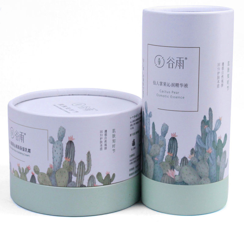 Innovative Round Cardboard Cosmetic Box With Custom Design Color Packaging Skincare Product Wholesale Near Me