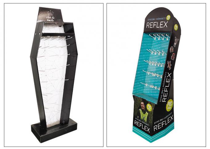 Promotion Retail Pop Up Shop Display Carton Stands With Hooks 3