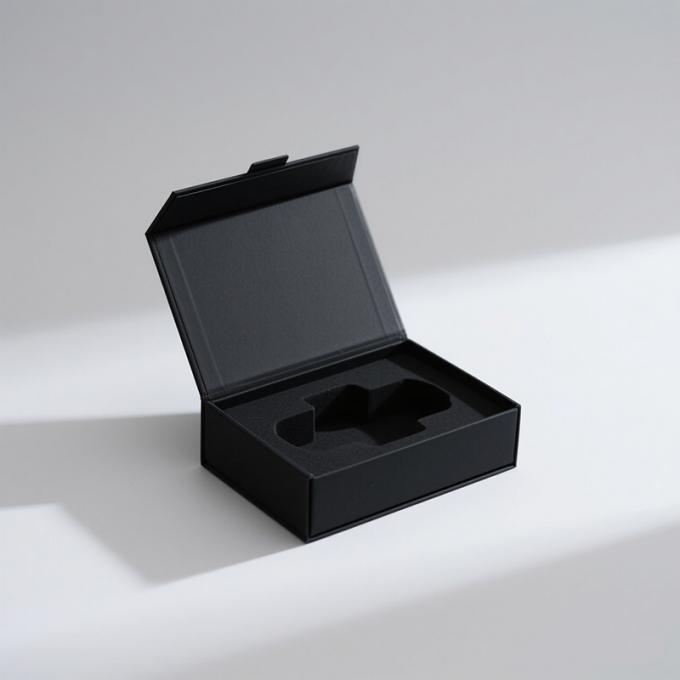 Wholesale Custom Logo EVA Foam Insert Rigid Cardboard Magnetic Gift Packaging Box with Recycled Materials 0