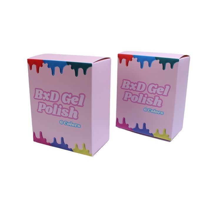 Custom beauty product packing Boxes fit for fake nail desigh skincare gift box small paper box
