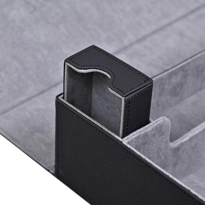 Elegant Black Leather Gift Box Cards Set Packaging Box 0