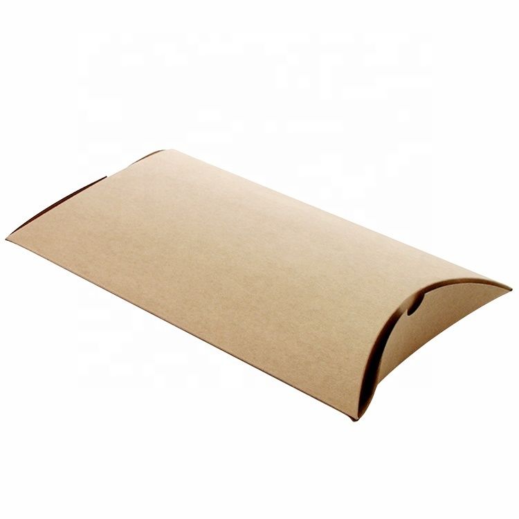 Custom Logo Cardboard Pillow Boxes Wholesale Luxury Custom Wig Packaging Luxury Hair Extension Boxes