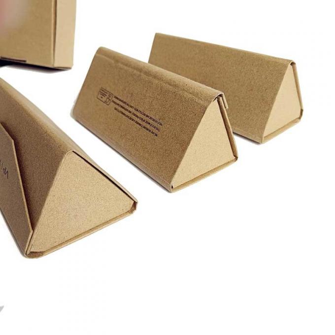 Rigid Cardboard Eco Friendly Triangular Gift Box 0
