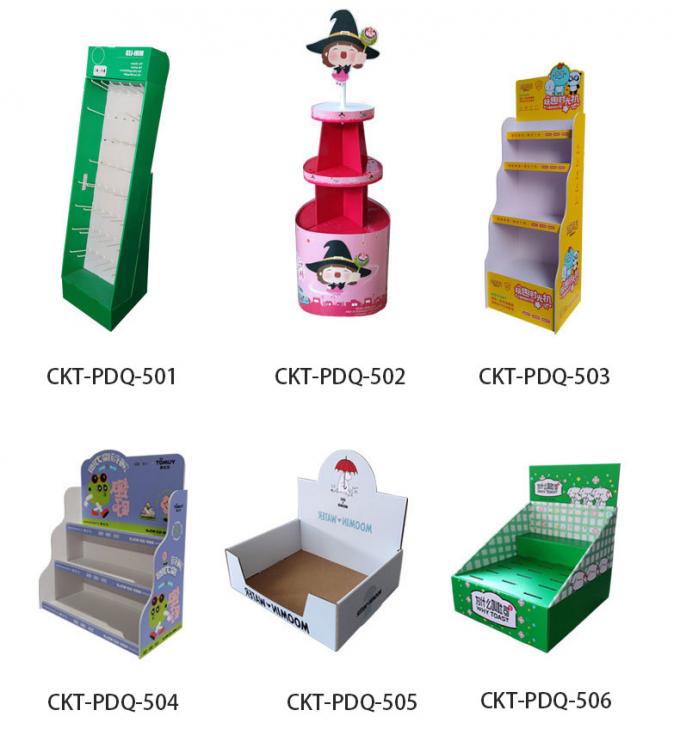 Biodegradable Cardboard Counter Display Corrugated Pop Up Store Display 3