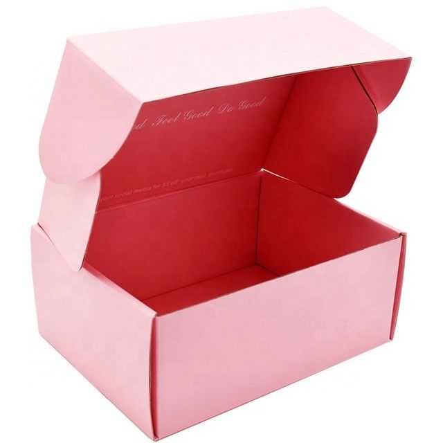 Custom Bulk Pink Shipping Mailer Box A3 A4 A5 Size