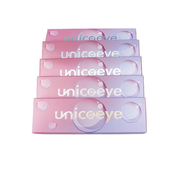 Custom Custom Eye Liner Colored Contact Lenses Boxes With Bespoke Logo