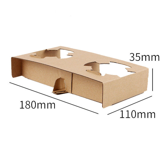 Biodegradable 2 Pack 4 Pack Cardboard Drink Holder With Custom Logo