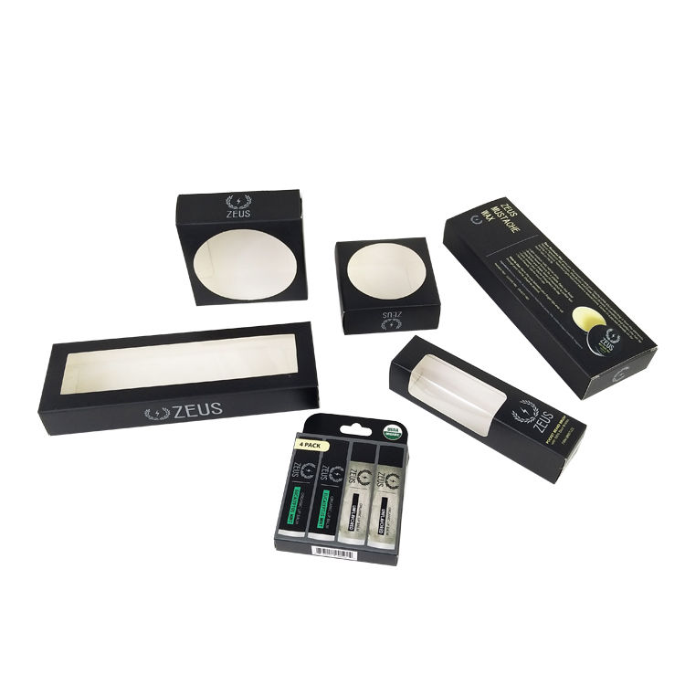 Custom Beard Product Packaging Boxes With Free Design Support Gold Foil Logo