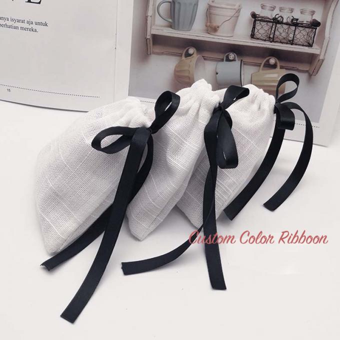 Eco Friendly Cloth Dust Drawstring Pouch Bag With Custom 2