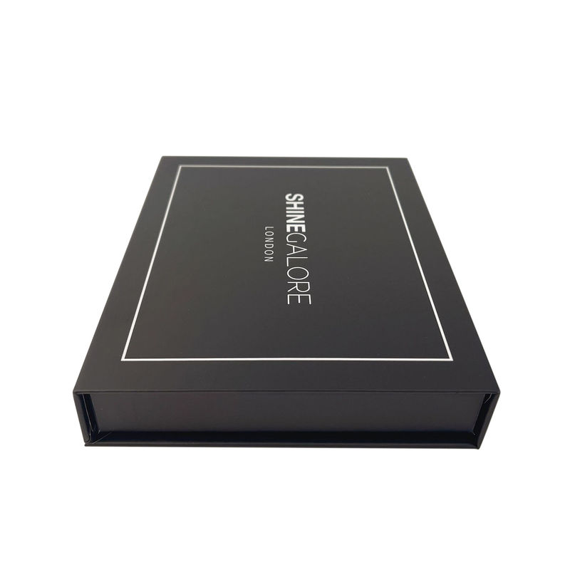 Black Large Magnetic Gift Box With Custom Logo And Size