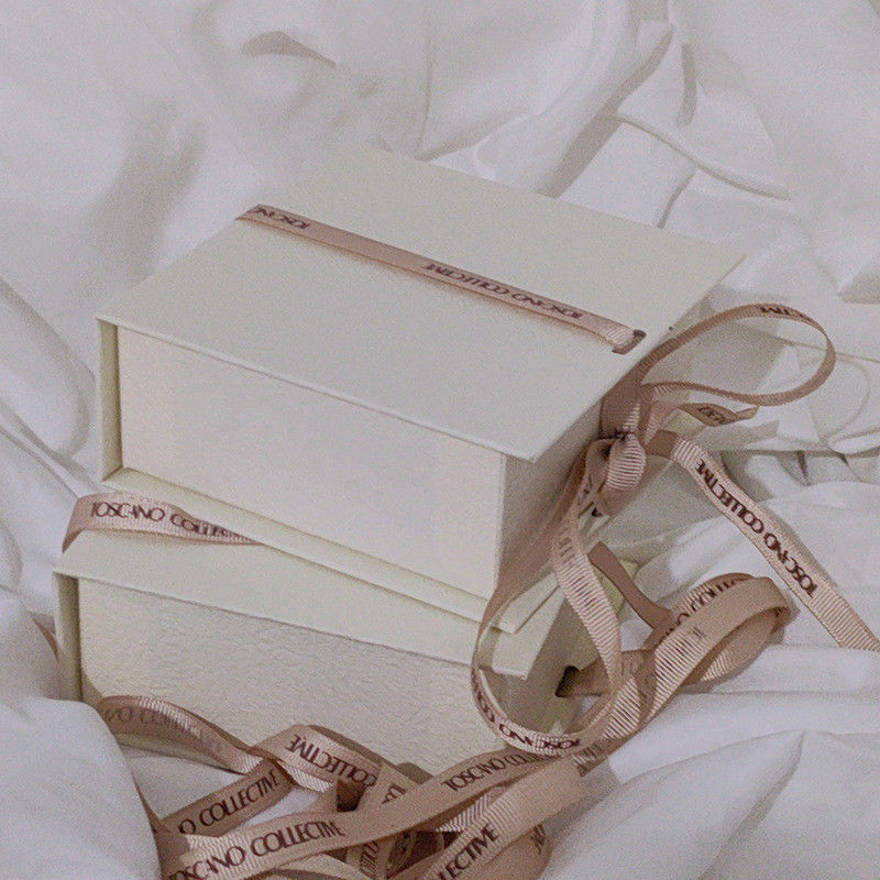 Wholesale Luxury Gift Packaging Box With Ribbon Square Shape Customized
