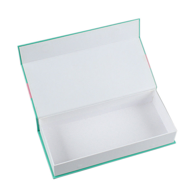 Luxury Promotional Rigid Gift Boxes Printed Blue With Magnetics Lid