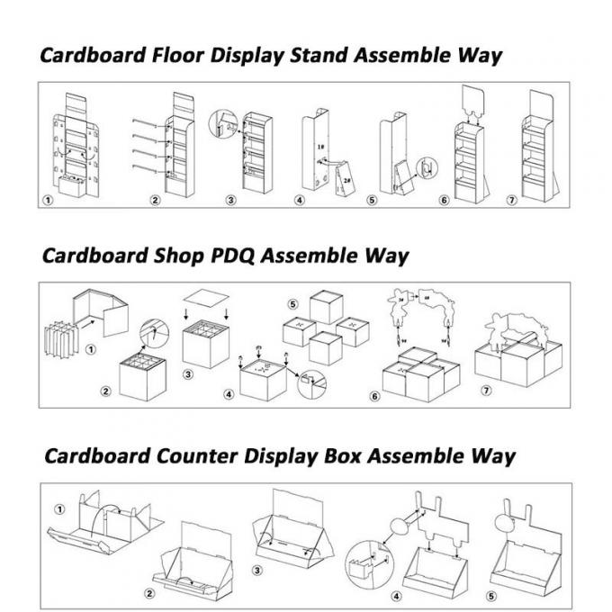 Promotion Retail Pop Display Carton Stands Pos For Electronics Phone Case 5