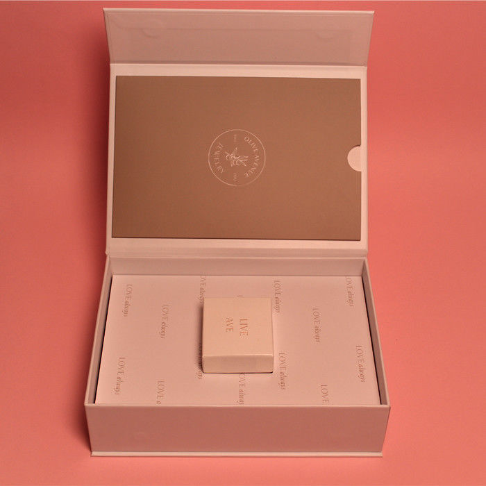 Sturdy White Blank Jewelry Shipping Box With Rigid Chipboard