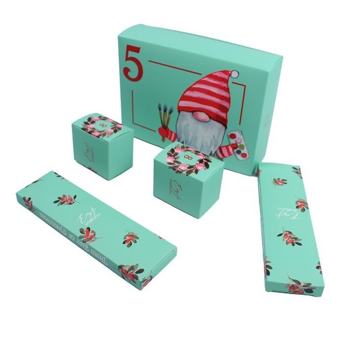 custom Blind Box For Cosemtics personalized paper box
 for Christmas advent calendar box