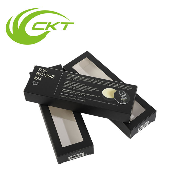 Custom Beard Product Packaging Boxes With Free Design Support Gold Foil Logo