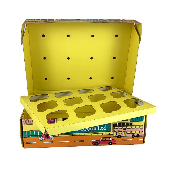Foodgrade Custom Mailer Boxes 12 Pack Cake Cardboard Shipping Box 0