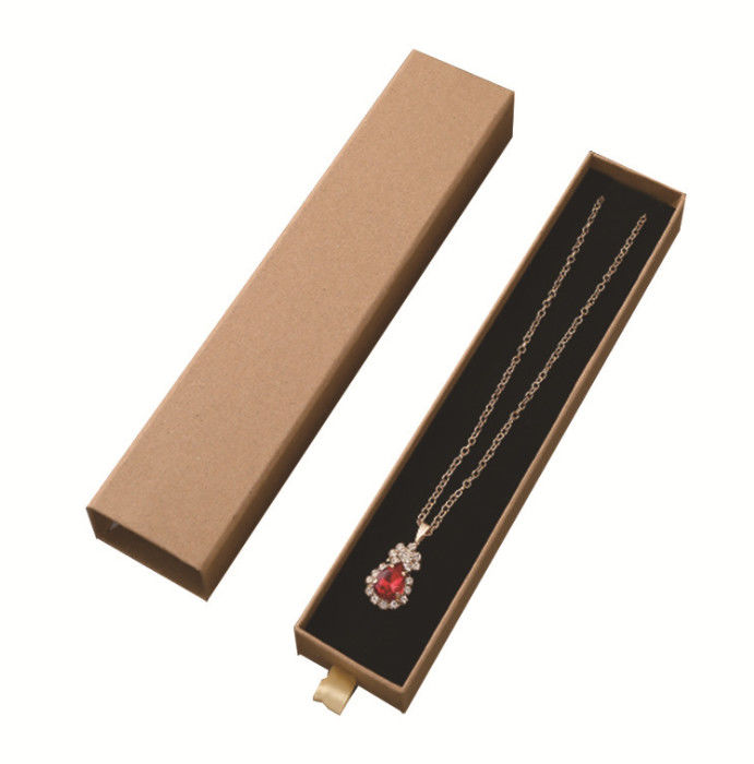 Eco Friendly Childrens Princess Earring Necklace Cardboard Gift Box For Proposal